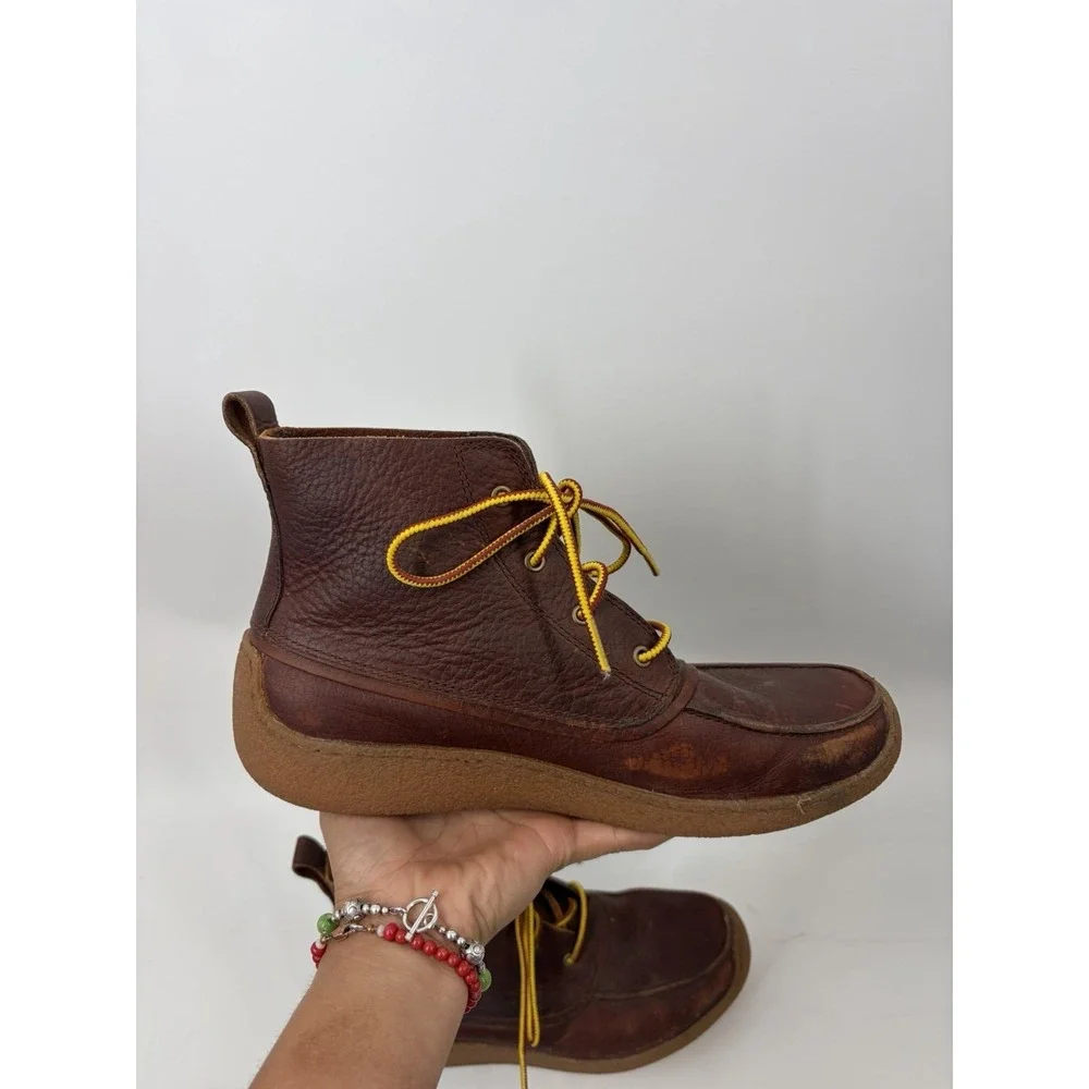 Sorel‎ Chugalug Chukka Boots Men's 9.5 Brown Leather Crepe Sole Casual
